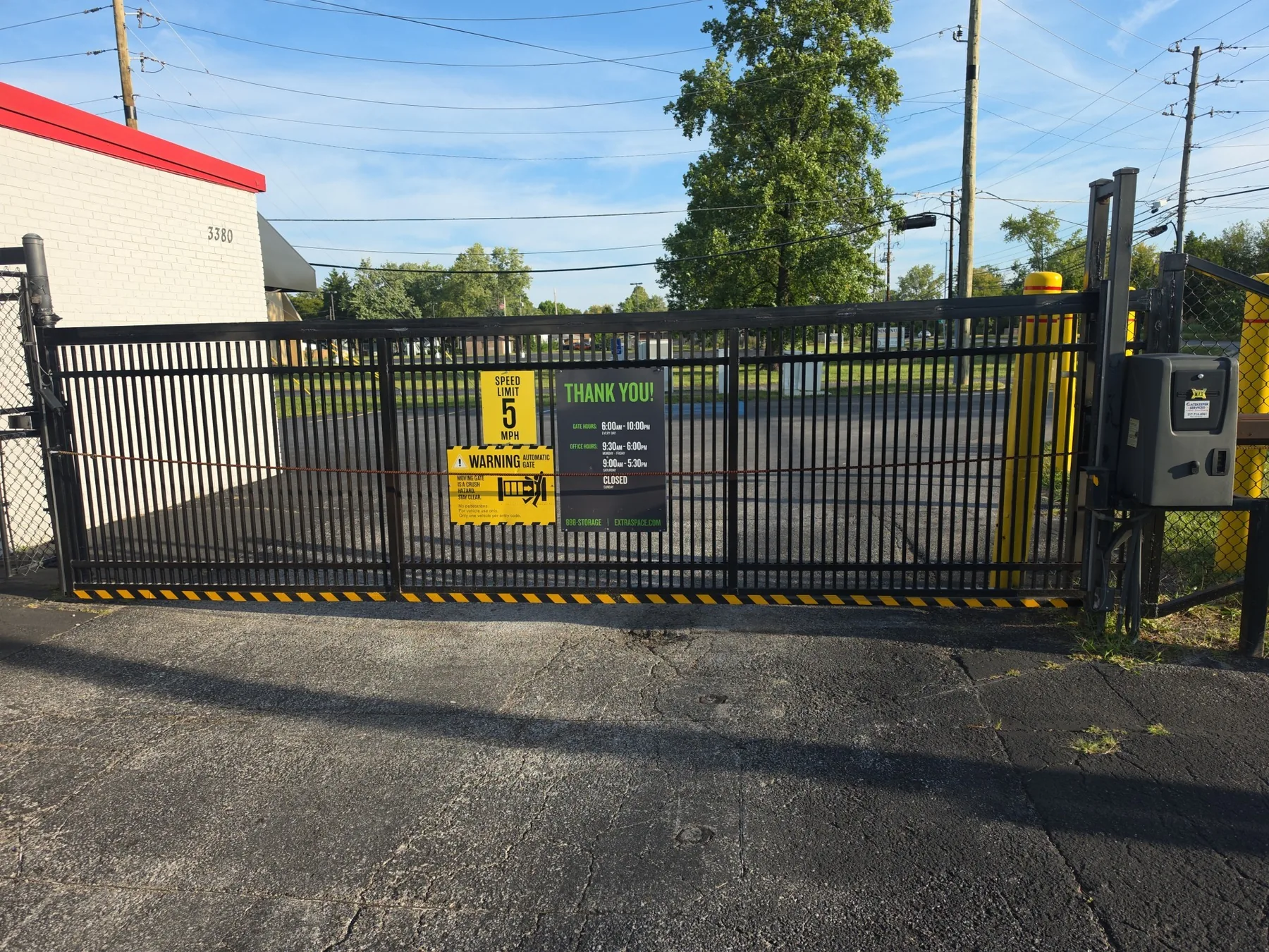 Commercial automated security gate